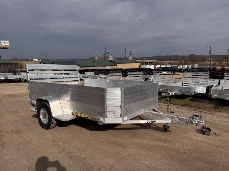 2026 Aluma 7710 H-S-TG Aluminum Utility Trailer