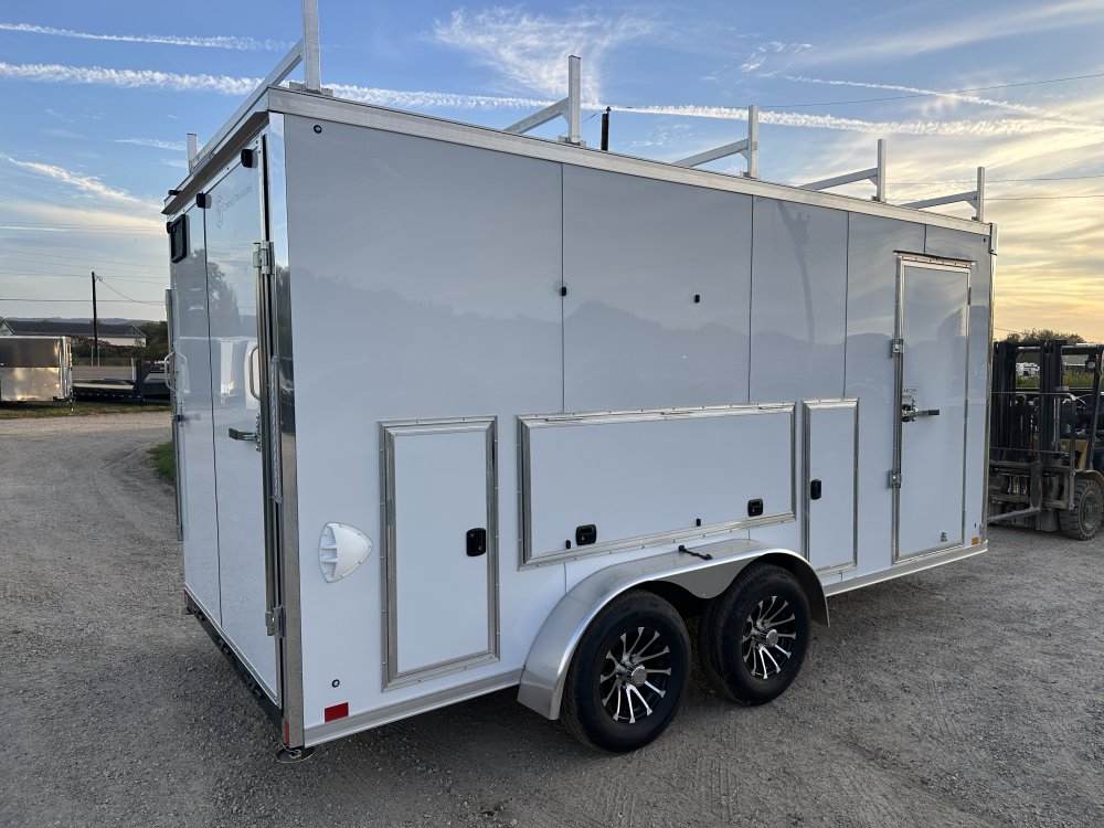 2025 Cross Trailers 7X16 Tool Crib Alpha Cargo / Enclosed Trailer