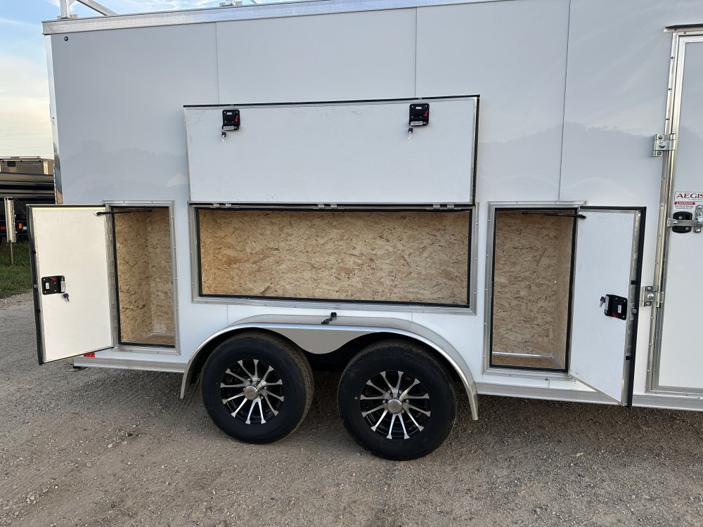 2025 Cross Trailers 7X16 Tool Crib Alpha Cargo / Enclosed Trailer