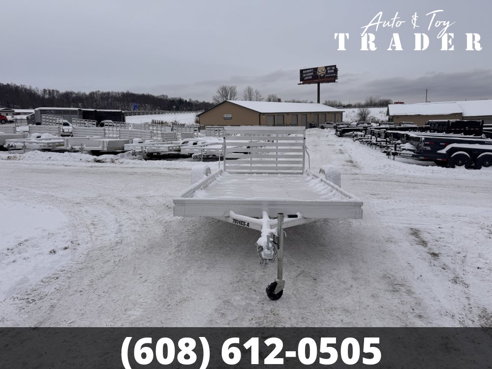2027 Aluma 7814ESA-S-TG Aluminum Utility Trailer