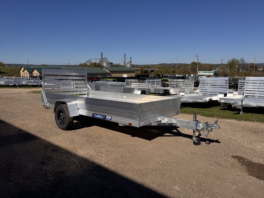 2026 Aluma 6812H-ESA-S-TG Aluminum Utility Trailer