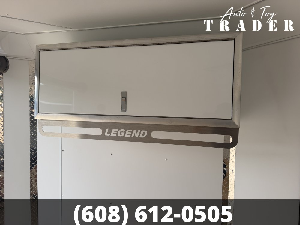 2027 Legend 8X24 Aluminum Deluxe Snowmobile Trailer