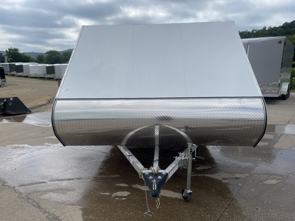 2025 Legend Trailers 102X12 Aluminum Hybrid Snowmobile Trailer