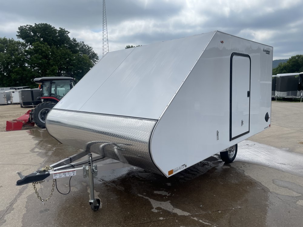 2025 Legend Trailers 102X12 Aluminum Hybrid Snowmobile Trailer