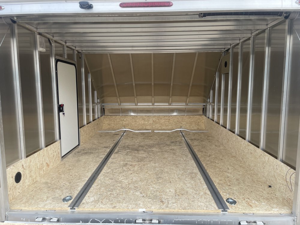 2025 Legend Trailers 102X12 Aluminum Hybrid Snowmobile Trailer