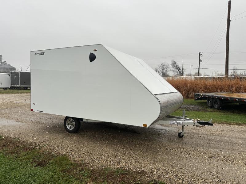 2025 Legend Trailers 102X12 Aluminum Hybrid Snowmobile Trailer