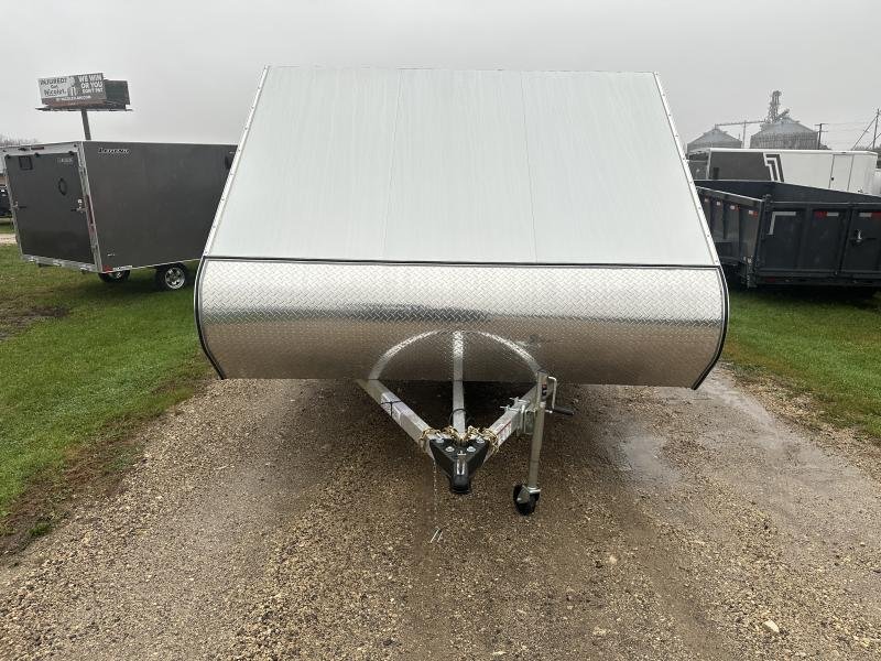 2025 Legend Trailers 102X12 Aluminum Hybrid Snowmobile Trailer