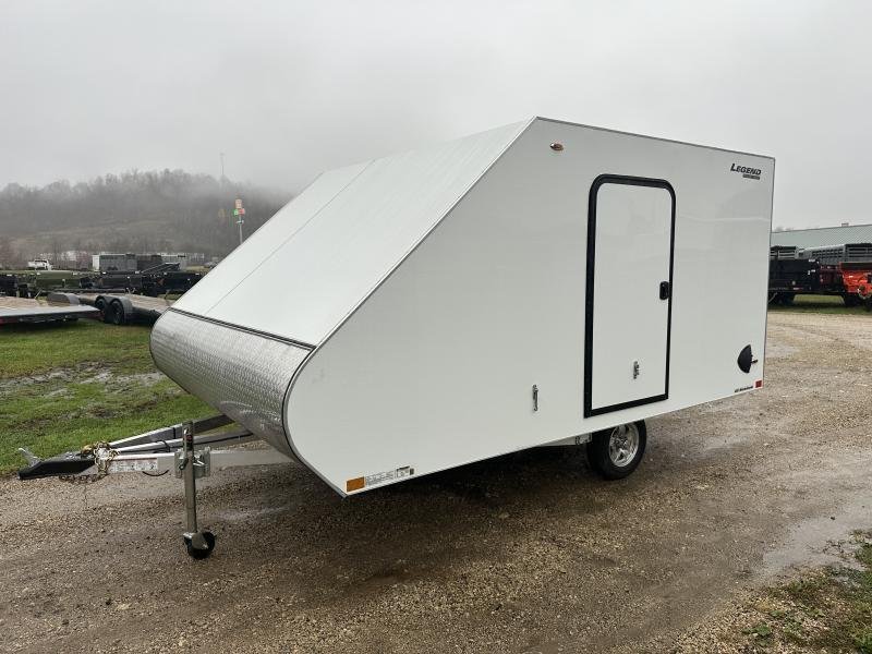 2025 Legend Trailers 102X12 Aluminum Hybrid Snowmobile Trailer