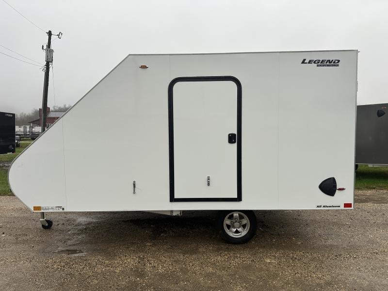 2025 Legend Trailers 102X12 Aluminum Hybrid Snowmobile Trailer