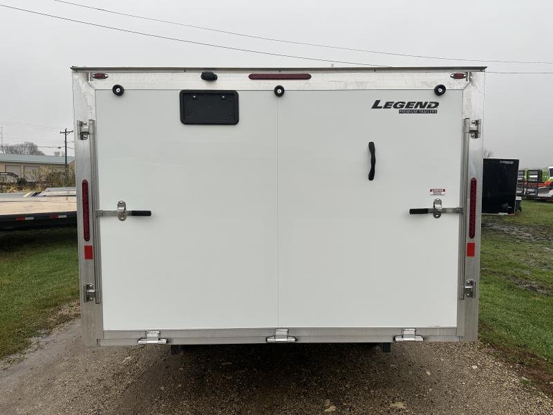 2025 Legend Trailers 102X12 Aluminum Hybrid Snowmobile Trailer