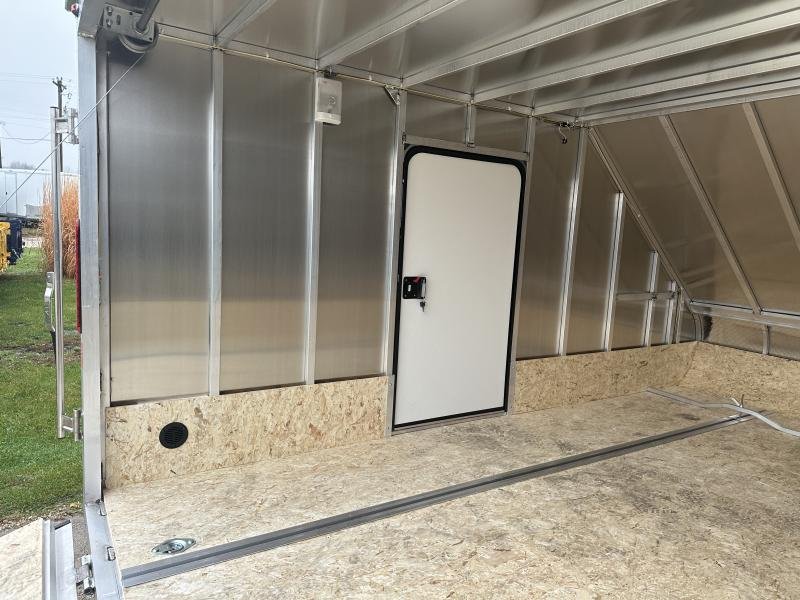 2025 Legend Trailers 102X12 Aluminum Hybrid Snowmobile Trailer