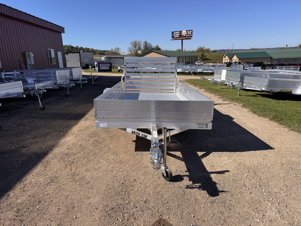 2026 Aluma 6812H-ESA-S-TG Aluminum Utility Trailer