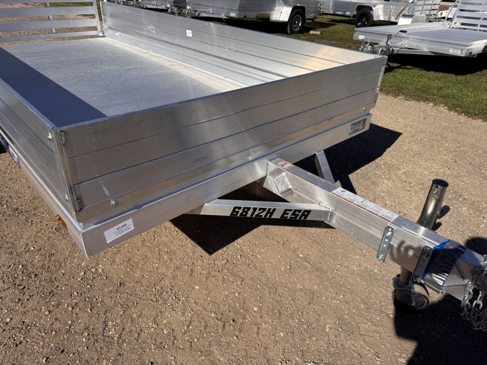 2026 Aluma 6812H-ESA-S-TG Aluminum Utility Trailer