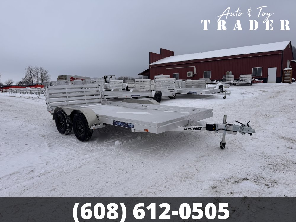2027 Aluma 7814ESA-TA-EL-BT Aluminum Utility Trailer