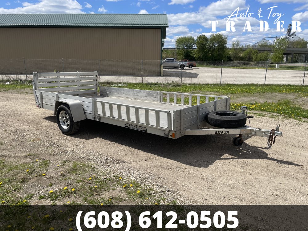 2018 Aluma 8114S-R-BT-SR Utility Trailer
