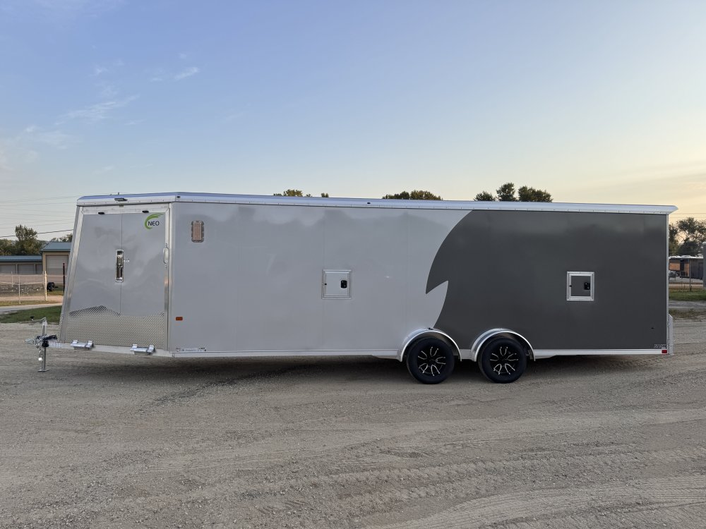 2026 NEO Trailers 7.5X29 Aluminum NASX Snowmobile Trailer