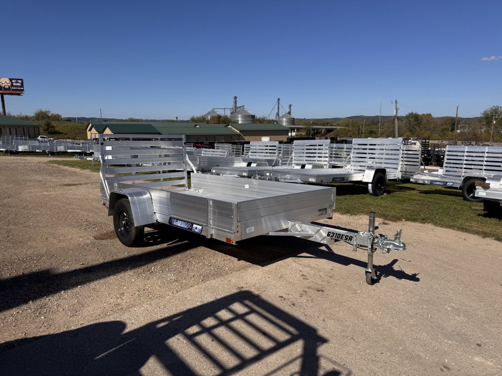 2026 Aluma 6310 ESA Aluminum Utility Trailer