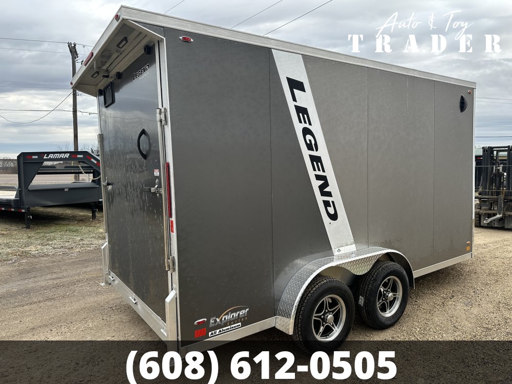 2026 Legend 7.5X19 Aluminum Explorer Snowmobile Trailer