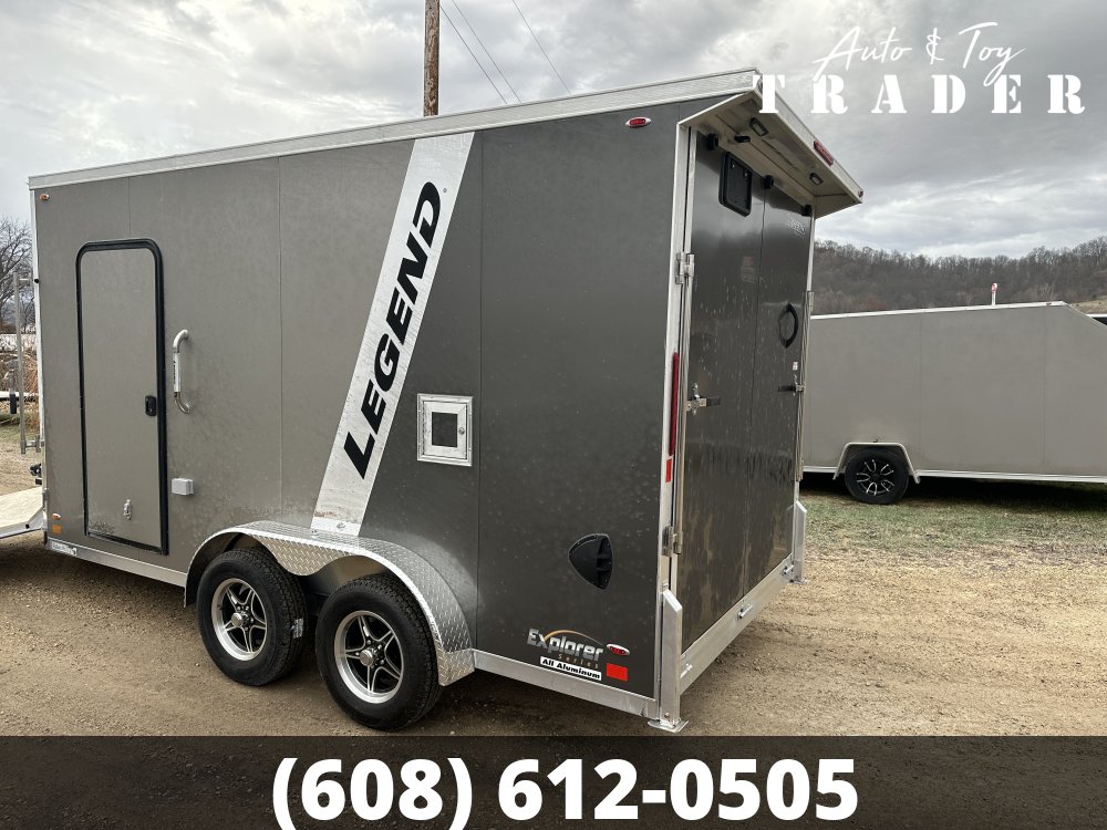 2026 Legend 7.5X19 Aluminum Explorer Snowmobile Trailer