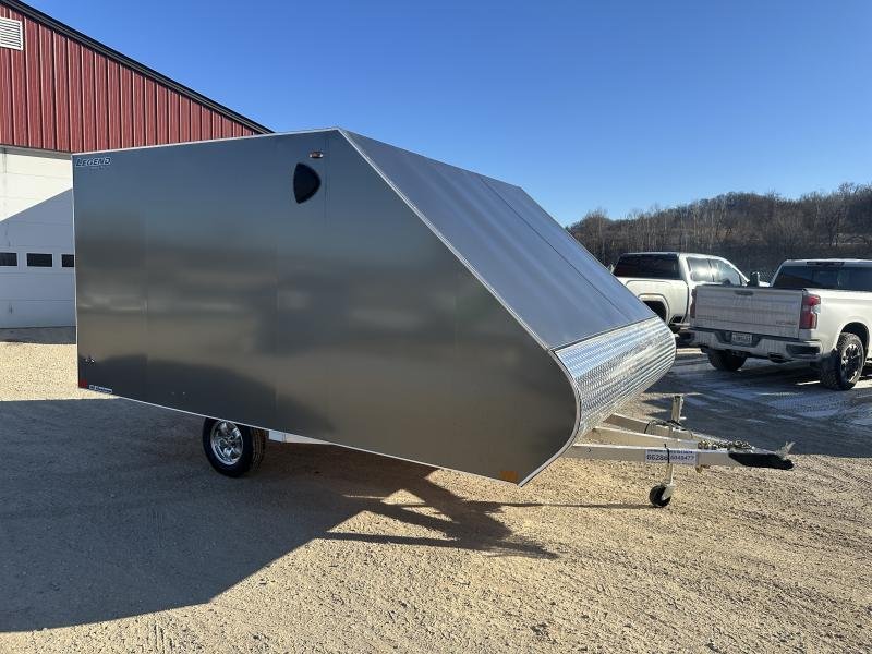 2025 Legend Trailers 102X12 Aluminum Hybrid Snowmobile Trailer