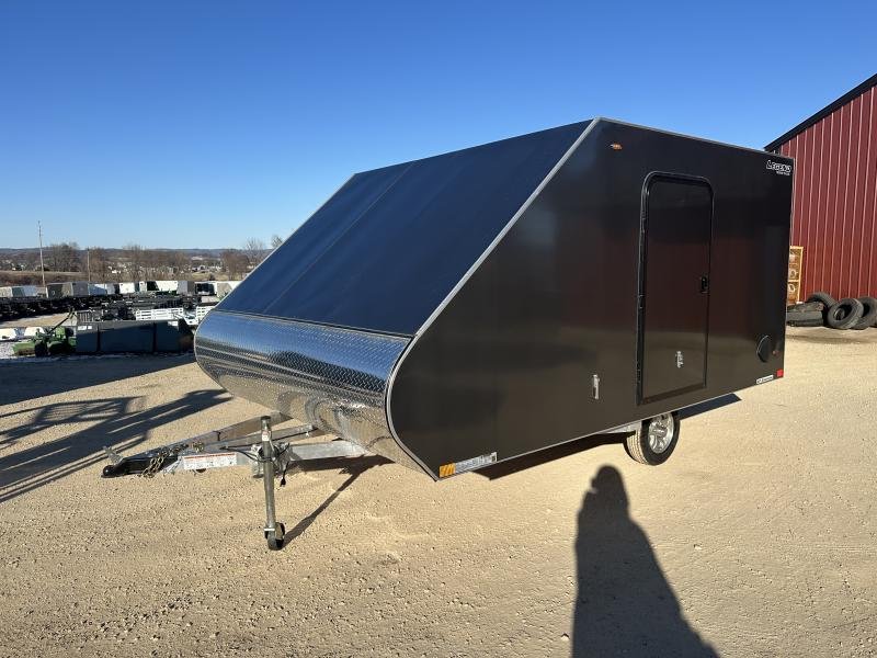 2025 Legend Trailers 102X12 Aluminum Hybrid Snowmobile Trailer