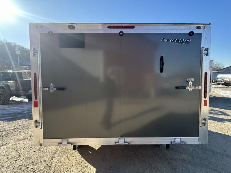 2025 Legend Trailers 102X12 Aluminum Hybrid Snowmobile Trailer