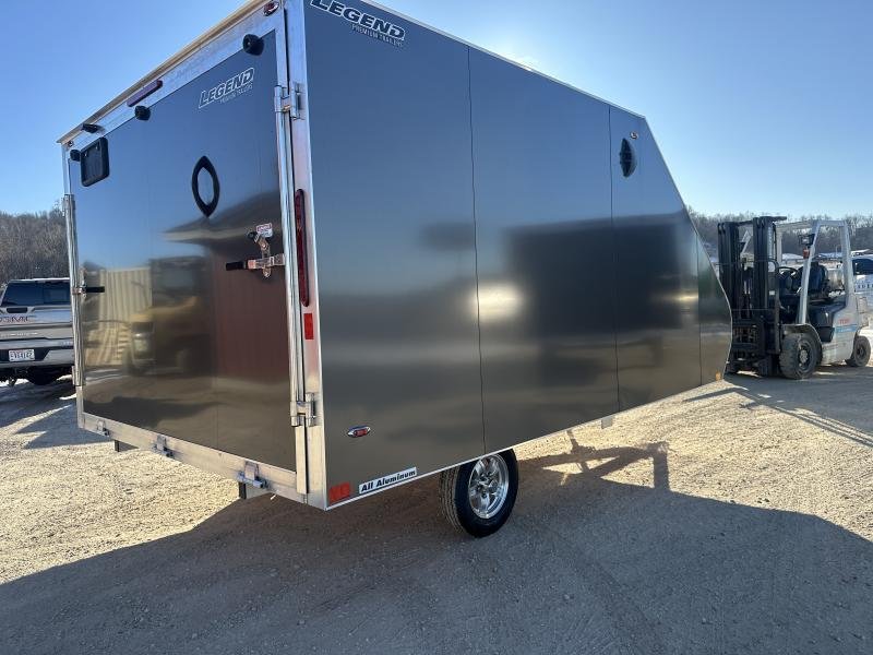 2025 Legend Trailers 102X12 Aluminum Hybrid Snowmobile Trailer