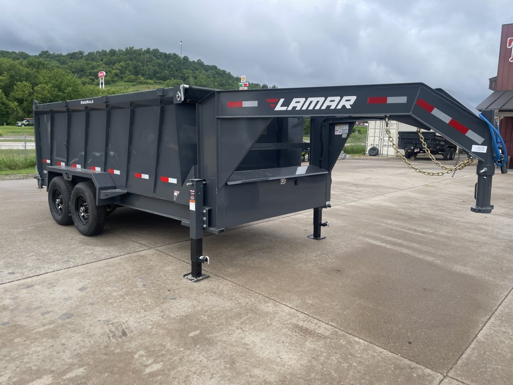 2025 Lamar Trailers 83X14 Gooseneck Dump Trailer