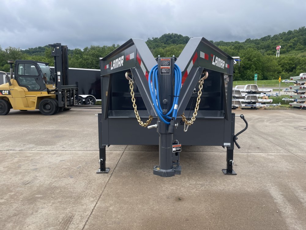 2025 Lamar Trailers 83X14 Gooseneck Dump Trailer