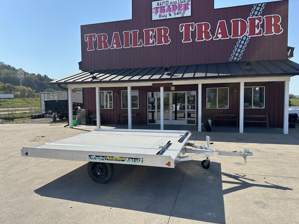 2026 Aluma 8610 Tilt 2 Place Open Snowmobile Trailer