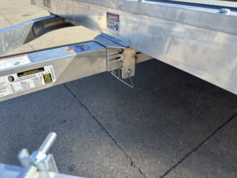 2026 Aluma 8610 Tilt 2 Place Open Snowmobile Trailer