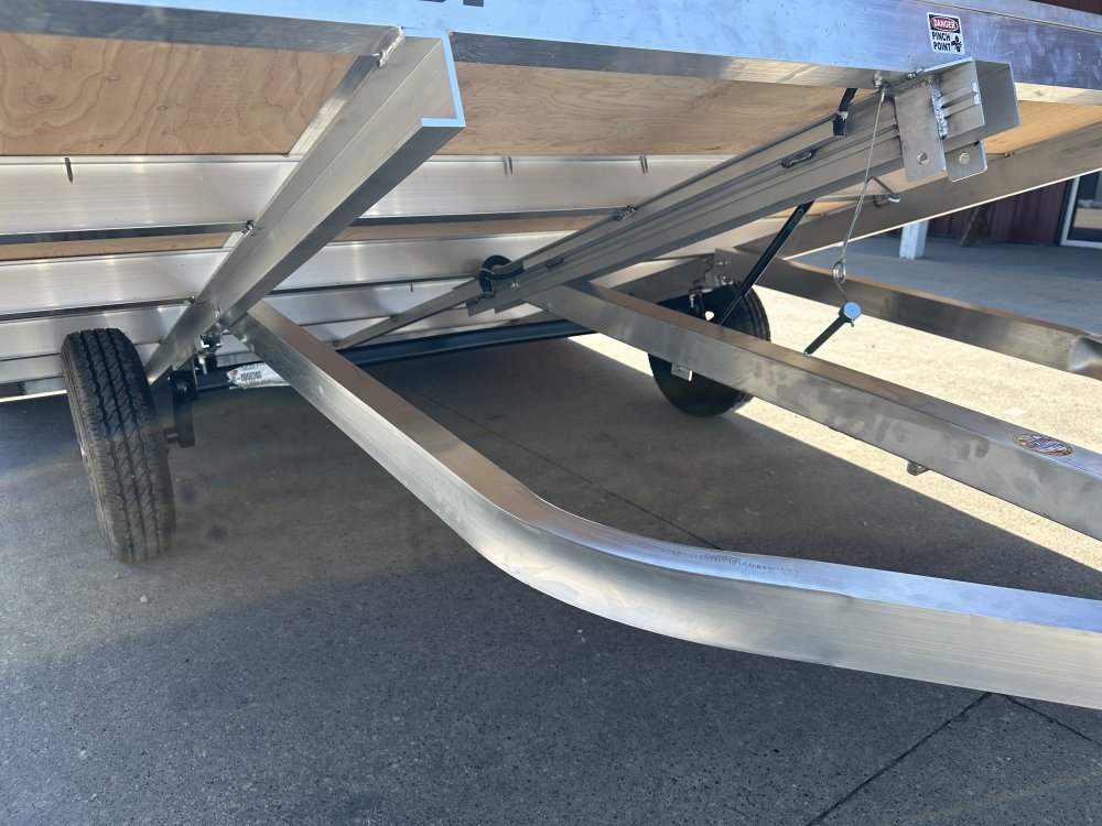2026 Aluma 8610 Tilt 2 Place Open Snowmobile Trailer