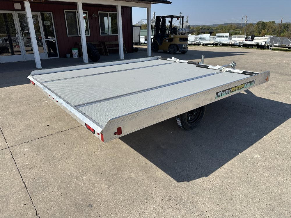 2026 Aluma 8610 Tilt 2 Place Open Snowmobile Trailer
