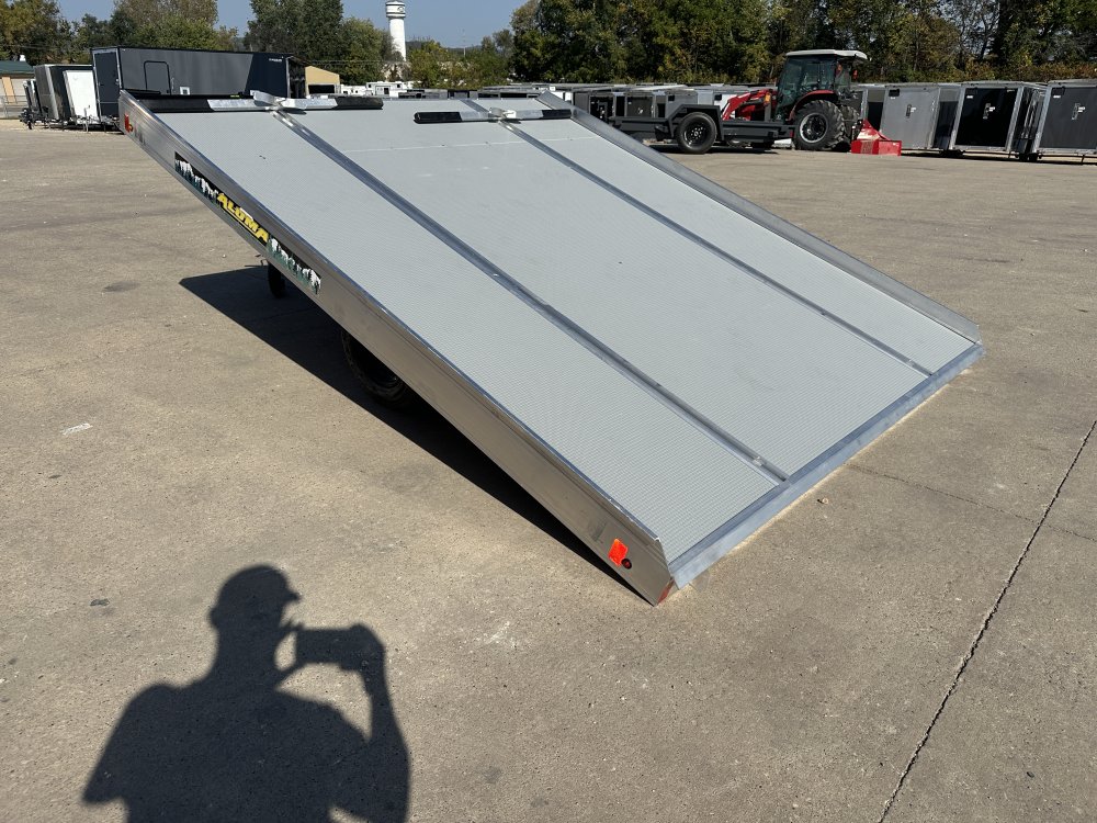 2026 Aluma 8610 Tilt 2 Place Open Snowmobile Trailer