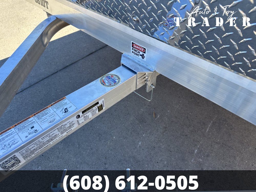 2026 Aluma 8610 Tilt 2 Place Open Snowmobile Trailer