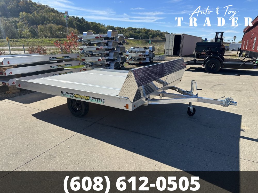 2026 Aluma 8610 Tilt 2 Place Open Snowmobile Trailer