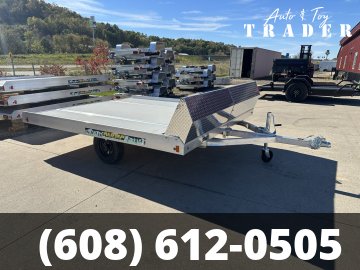 2026 Aluma 8610 Tilt 2 Place Open Snowmobile Trailer