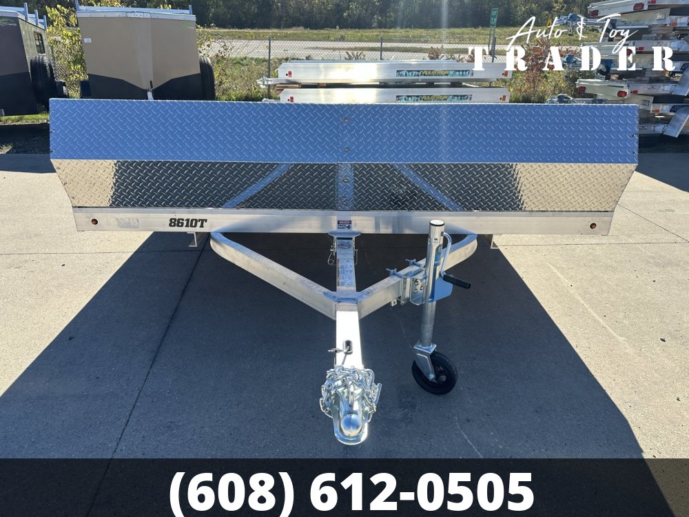 2026 Aluma 8610 Tilt 2 Place Open Snowmobile Trailer