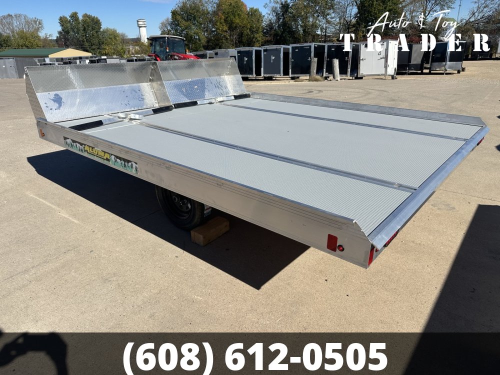 2026 Aluma 8610 Tilt 2 Place Open Snowmobile Trailer