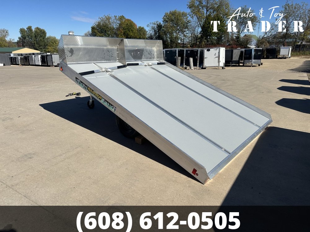 2026 Aluma 8610 Tilt 2 Place Open Snowmobile Trailer