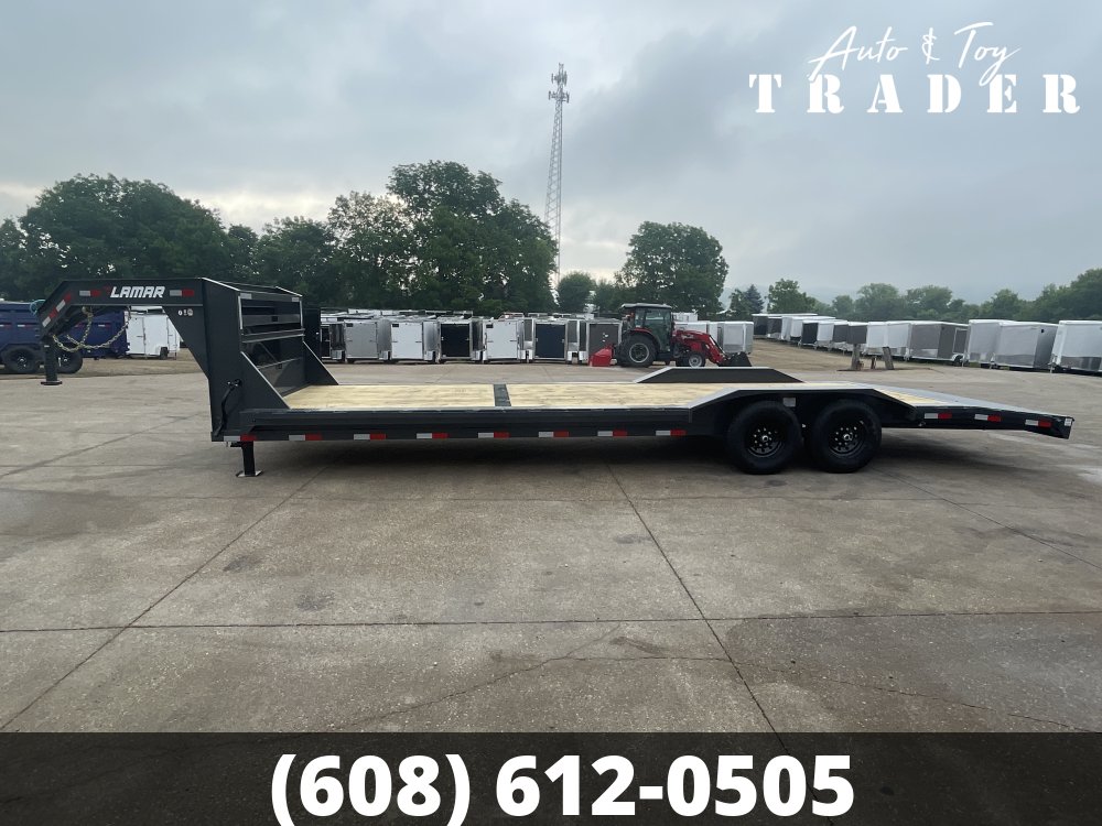 2026 Lamar Trailers 102X28 Gooseneck Car Hauler Trailer