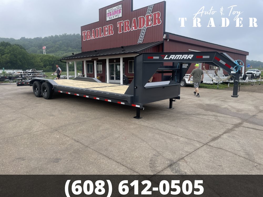 2026 Lamar Trailers 102X28 Gooseneck Car Hauler Trailer