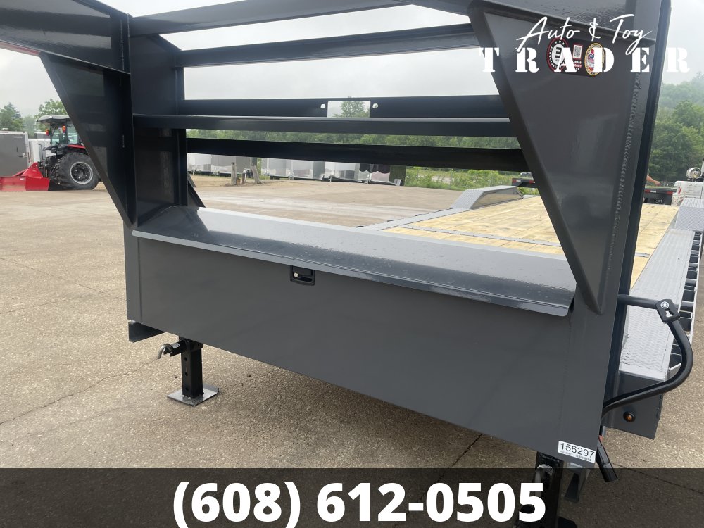 2026 Lamar Trailers 102X28 Gooseneck Car Hauler Trailer