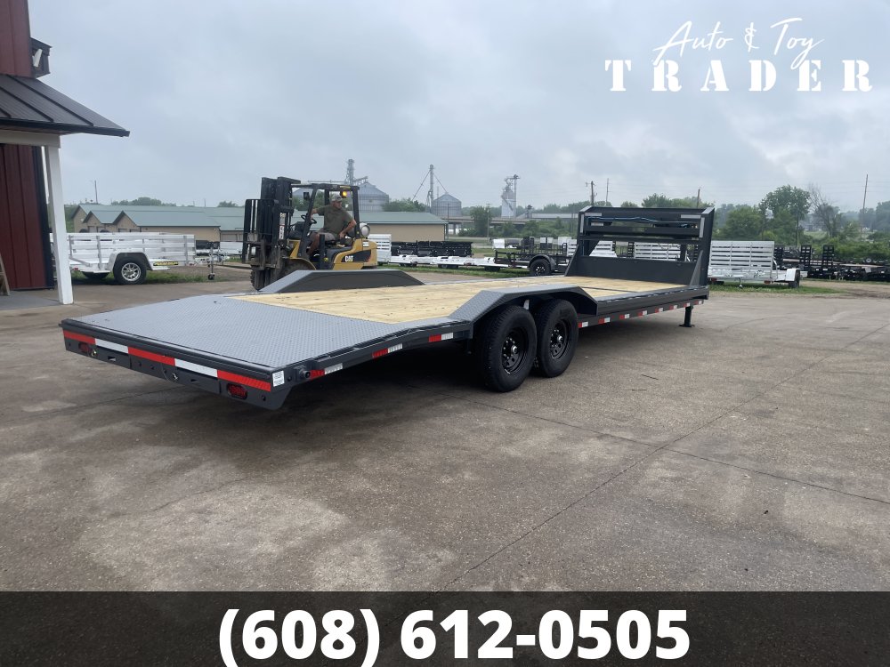2026 Lamar Trailers 102X28 Gooseneck Car Hauler Trailer