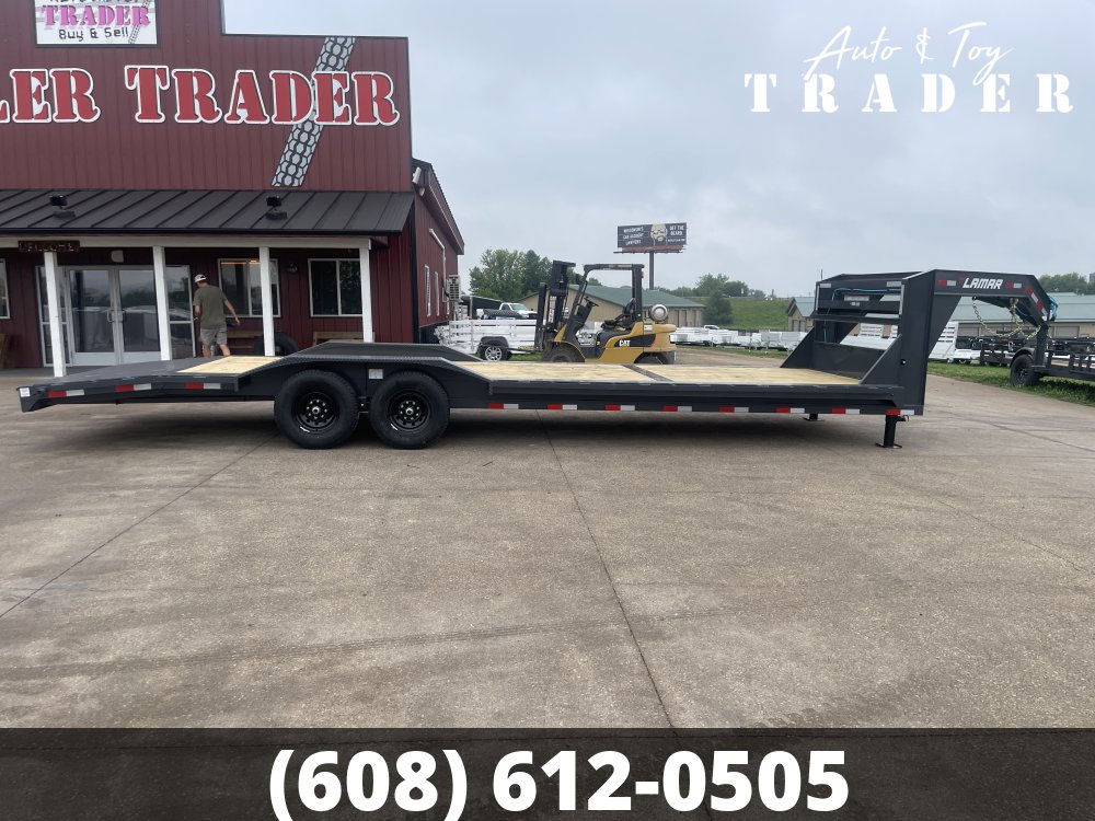 2026 Lamar Trailers 102X28 Gooseneck Car Hauler Trailer