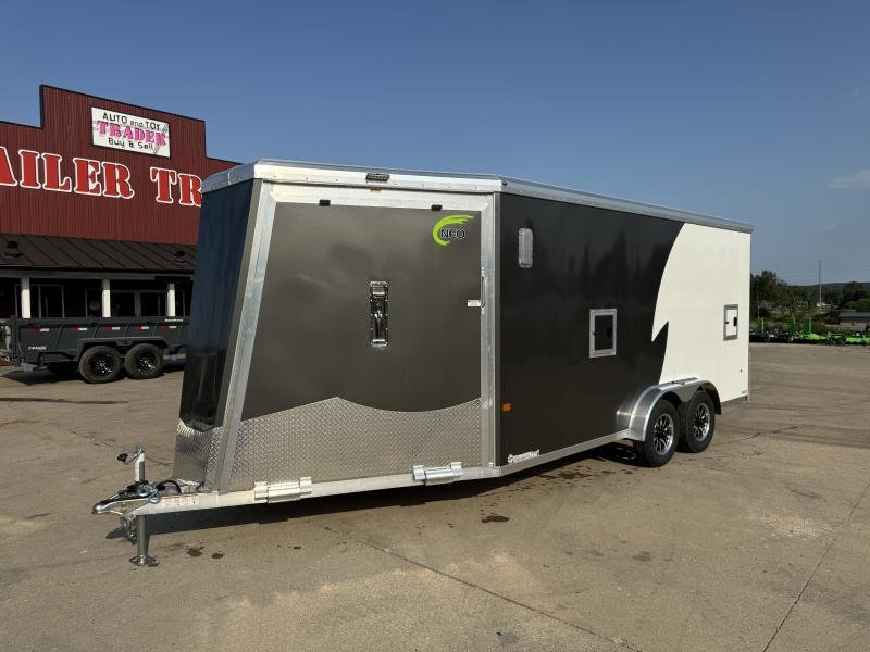2025 NEO Trailers 7.5X21 Aluminum NASX Snowmobile Trailer
