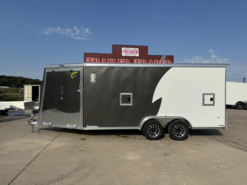 2025 NEO Trailers 7.5X21 Aluminum NASX Snowmobile Trailer