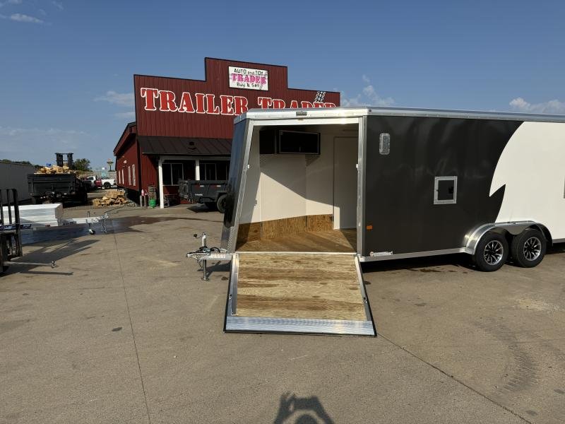 2025 NEO Trailers 7.5X21 Aluminum NASX Snowmobile Trailer