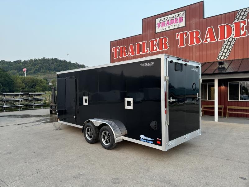 2025 Legend Trailers 7x23 Aluminum Thunder Snowmobile Trailer