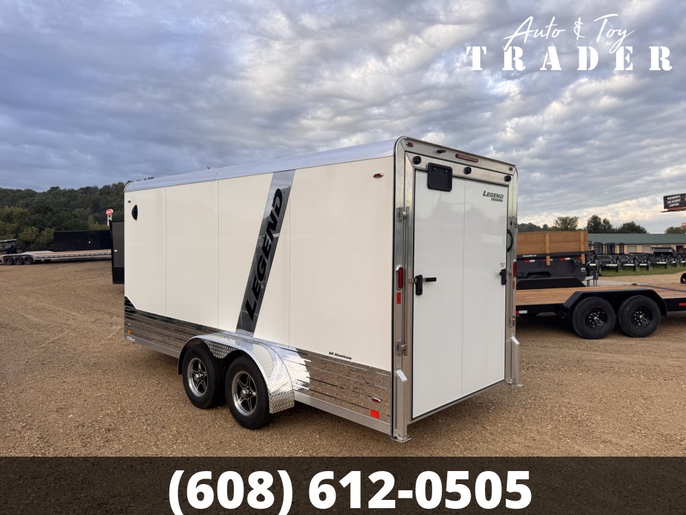 2027 Legend Trailers 7X16 Aluminum DVN Cargo / Enclosed Trailer